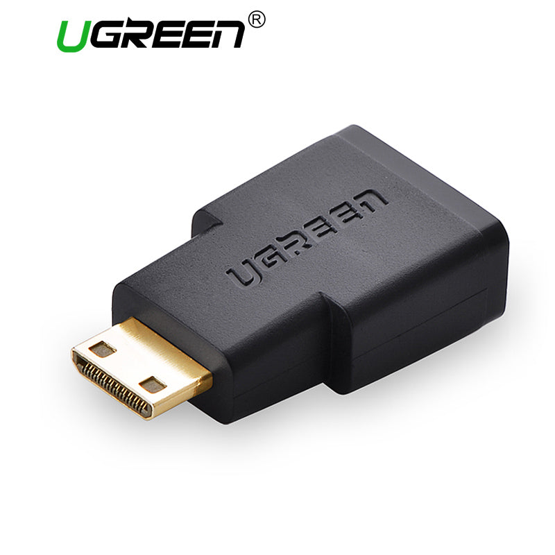 Ugreen Mini HDMI to HDMI Male to female Adapter converter gold plated connector HDMI V1.4 Ethernet 1080P 3D hdmi adapter