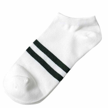 1Pair Simple Style Unisex Socks Women 2017 Autumn Fashion Stripe Cotton Sock Slippers Invisible Striped Female Business Socks